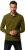 JP1880 Polo Shirt Basic Long Sleeve Pique Moss Green - Polo majice - Moške Polo Majice za Močnejše Postave