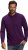 JP1880 Polo Shirt Long Sleeve Pique Purple - Polo majice - Moške Polo Majice za Močnejše Postave