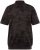 JP1880 Pique with All-over Print Polo Shirt TALL Black - TALL polo majice - TALL polo majice za visoke moške