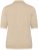 Kaffe Curve Lizzy Contrast Knitted Polo Feather Grey Melange - Polo majice - 