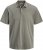 Jack & Jones Blaze Short Sleeve Polo Grey - Polo majice - Moške Polo Majice za Močnejše Postave