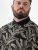 D555 Palmer Leaf Printed Jacquard Collar & Cuff Chest Pocket Polo Black - Polo majice - Moške Polo Majice za Močnejše Postave