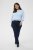 Kaffe Curve Lini Knit Pulover Celestial Blue - Puloverji & jopice - 