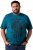Men Plus T-Shirt Short Sleeve Lagoon Green - Kratke Majice - Moške kratke majice za močnejše postave
