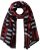 Ulla Popken Be Happy Statement Print Scarf Navy - Modni dodatki - 