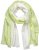 Ulla Popken Ombre Linen Blend Scarf Lime Green - Modni dodatki - 