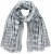 Ulla Popken Striped Statement Scarf Grey - Modni dodatki - 