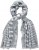 Ulla Popken Striped Statement Scarf Grey - Modni dodatki - 