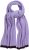 Ulla Popken Two Tone Knit Scarf Lavender - Ulla Popken - 
