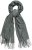 Ulla Popken Fringed Scarf Graphite Grey - Modni dodatki - 