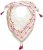 Ulla Popken Tassel Embroidery Scarf Snow White - Modni dodatki - 