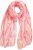 Ulla Popken Tie Dye Striped Scarf Magenta Pink - Modni dodatki - 