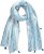Ulla Popken Greek Stripe Tasseled Scarf Blue - Modni dodatki - 