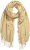 Ulla Popken Fringed Scarf Dark Putty - Modni dodatki - 