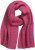 Ulla Popken Garter Stitch Knit Scarf Pink - Modni dodatki - 
