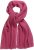 Ulla Popken Garter Stitch Knit Scarf Pink - Modni dodatki - 