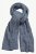 Ulla Popken Heather Knit Wool Blend Scarf Navy - Modni dodatki - 