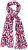 Ulla Popken Geometric Print Scarf Dark Red - Modni dodatki - 