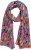 Ulla Popken Pepper Print Scarf Coral - Modni dodatki - 