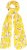 Ulla Popken Lemon Print Scarf Sun Yellow - Modni dodatki - 