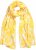 Ulla Popken Circle Print Scarf Yellow - Modni dodatki - 