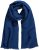 Ulla Popken Pleated Lightweight Scarf Dark Blue - Modni dodatki - 
