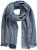 Ulla Popken Fringed Hem Knit Scarf Deep Aqua - Modni dodatki - 