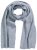 Ulla Popken Ribbed Knit Scarf Light Grey Melange - Modni dodatki - 