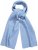 Ulla Popken Ribbed Knit Scarf Blue - Modni dodatki - 