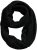 Ulla Popken Knit Infinity Scarf Black - Modni dodatki - 