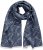 Ulla Popken Smyle Reversible Scarf Navy - Modni dodatki - 
