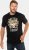 JP1880 Guns N’ Roses Skull Comfort Fit Band T-Shirt Black - Kratke Majice - Moške kratke majice za močnejše postave