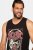 JP1880 AC/DC Graphic Band Tank Top Black - Kratke Majice - Moške kratke majice za močnejše postave
