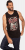 JP1880 AC/DC Graphic Band Tank Top Black - Kratke Majice - Moške kratke majice za močnejše postave