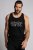 JP1880 AC/DC Graphic Comfort Fit Band Tank Top Black - Kratke Majice - Moške kratke majice za močnejše postave