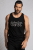 JP1880 AC/DC Graphic Comfort Fit Band Tank Top Black - Kratke Majice - Moške kratke majice za močnejše postave
