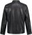 JP1880 Biker Style Leather Jacket Black - Jakne - Moške bunde za Močnejše Postave