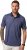 JP1880 Jay-Pi QuickDry Small Print Golf Polo Shirt Navy Blue - Polo majice - Moške Polo Majice za Močnejše Postave