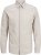 Jack & Jones Breeze Linen Blend Long Sleeve Shirt Crockery - Srajce - Moške srajce za Močnejše Postave