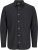 Jack & Jones Breeze Linen Blend Long Sleeve Shirt Black - Srajce - Moške srajce za Močnejše Postave