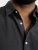 Jack & Jones Breeze Linen Blend Long Sleeve Shirt Black - Srajce - Moške srajce za Močnejše Postave