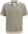 Jack & Jones Ceaston Knit Short Sleeve Sweater Vetiver - Puloverji & jopice - Moški Puloverji & Jopice za Močnejše Postave