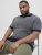 Jack & Jones Ceaston Knit Short Sleeve Sweater Grey/Blue - Puloverji & jopice - Moški Puloverji & Jopice za Močnejše Postave