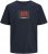 Jack & Jones Hudson Crew Neck T-Shirt Navy - Kratke Majice - Moške kratke majice za močnejše postave