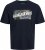 Jack & Jones Hawaii Shape Crew Neck T-Shirt Navy - Kratke Majice - Moške kratke majice za močnejše postave