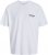 Jack & Jones Botaniq Crew Neck T-Shirt Bright White - Kratke Majice - Moške kratke majice za močnejše postave