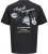 Jack & Jones Almeria Back Print T-Shirt Black - Kratke Majice - Moške kratke majice za močnejše postave
