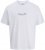 Jack & Jones Marina Crew Neck T-Shirt Bright White/Premium Frost - Kratke Majice - Moške kratke majice za močnejše postave