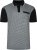 Kam Jeans 5518 Smart Mini Geo-Print Polo Black - Polo majice - Moške Polo Majice za Močnejše Postave
