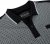 Kam Jeans 5518 Smart Mini Geo-Print Polo Black - Polo majice - Moške Polo Majice za Močnejše Postave